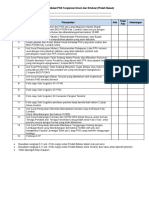 Checklist Persyaratan Mutasi PNS Fungsional Umum Dan Strutural