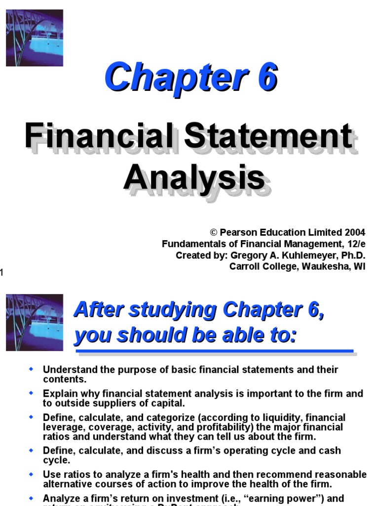 analysis of financial statements example