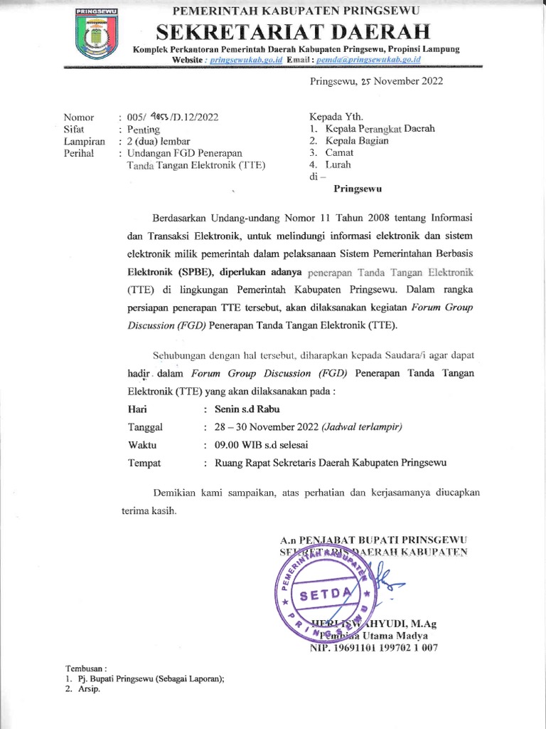 Undangan FGD TTE rev_230227_111618 | PDF