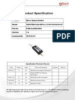 FSW 2x2a Micro Optical Switch Data Sheet 510901
