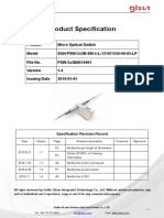 FSW 2x2b Micro Optical Switch Data Sheet 510401
