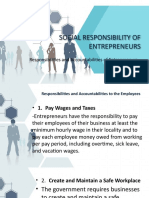 Social Responsibility For Entrepreneurs