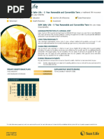 Sun Life Secure Income Overview | PDF | Insurance | Life Insurance