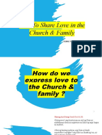 How To Share Love in The Church &