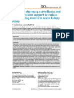 Clinical Decision Support Pharmacist Aki RCT