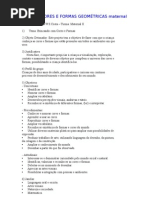 Projeto Cores e Formas GeomÉtricas Maternal