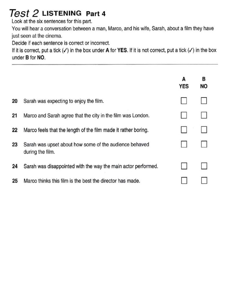 Listening Test 2 Part 4 Pdf
