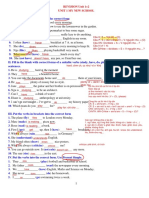 REVISION Unit 1-2 - Checking