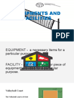 EQUIPMENTS AND FACILITIES