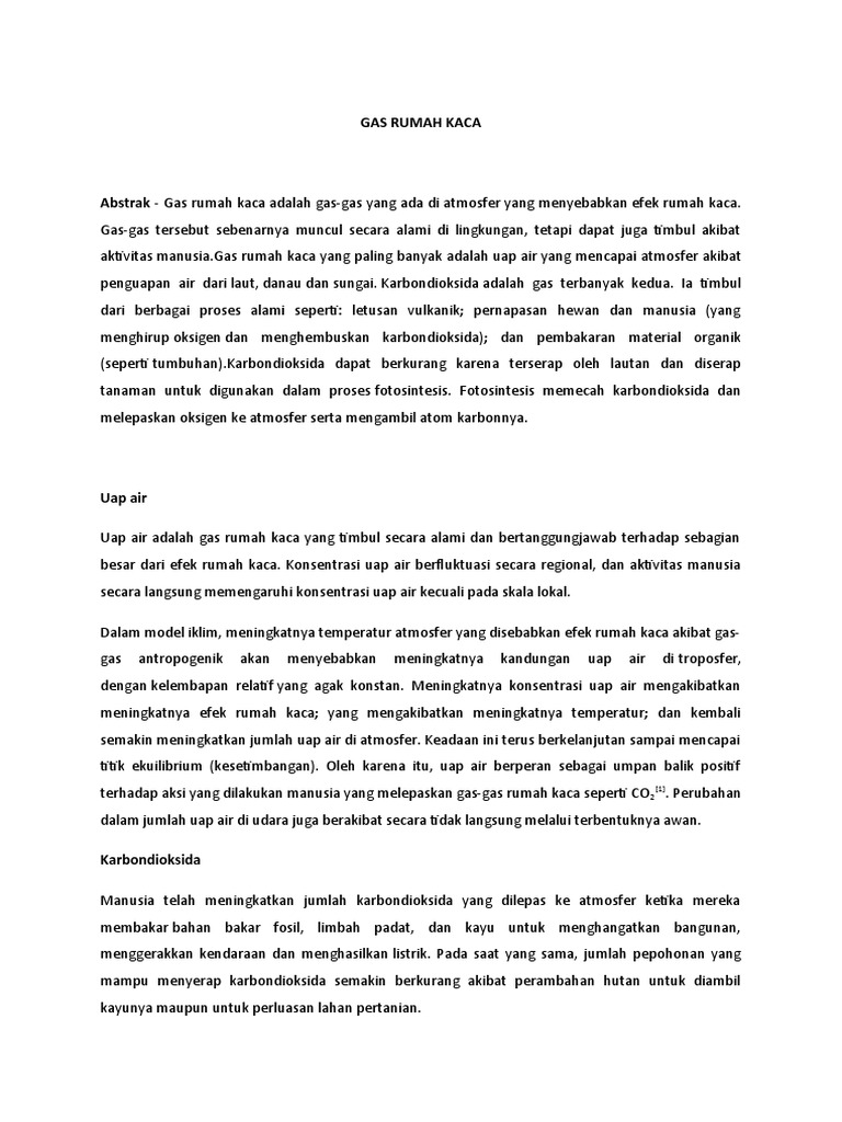 Gas Rumah Kaca Pdf 