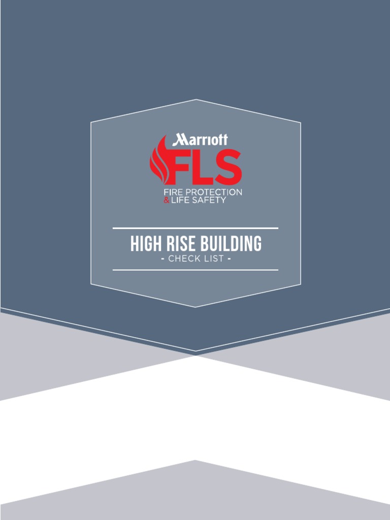 Marriott High-Rise Fire Safety Checklist | PDF | Fire Sprinkler System ...