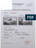 Homologation FORD FIESTA ST 2005 Group - A