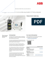 Endura Az40: Oxygen and Carbon Monoxide Equivalent (Coe) Analyzer