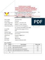 Formulir Data Diri Peserta Masta Imm Fkip