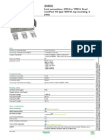 Product Data Sheet: Front Connections, 630 A To 1250 A, Fixed Compact Ns Type N/H/Na, Top Mounting, 3 Poles