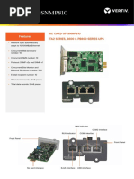 SNMP Datasheet For Ita Ups Sic snmp810