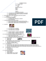 Examen de La de Celula