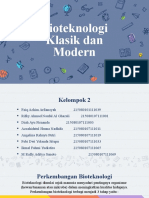 Kelompok 2 - Bioteknologi Klasik Dan Modern