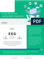 ESG a key driver for sustainable business