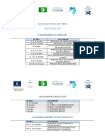 Calendario Fin de Curso ALUMNADO