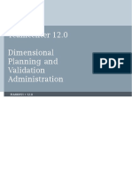 Dimensional Planning and Validation Admin Guide