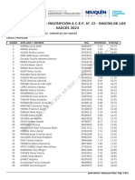 Listado Definitivo Creación CEF #22 Rincón de Los Sauces