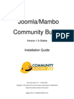 Joomla/Mambo Community Builder: Installation Guide