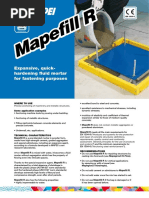 Mapefill GP | PDF | Casting (Metalworking) | Concrete
