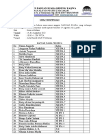 Surat Dispensasi Padus