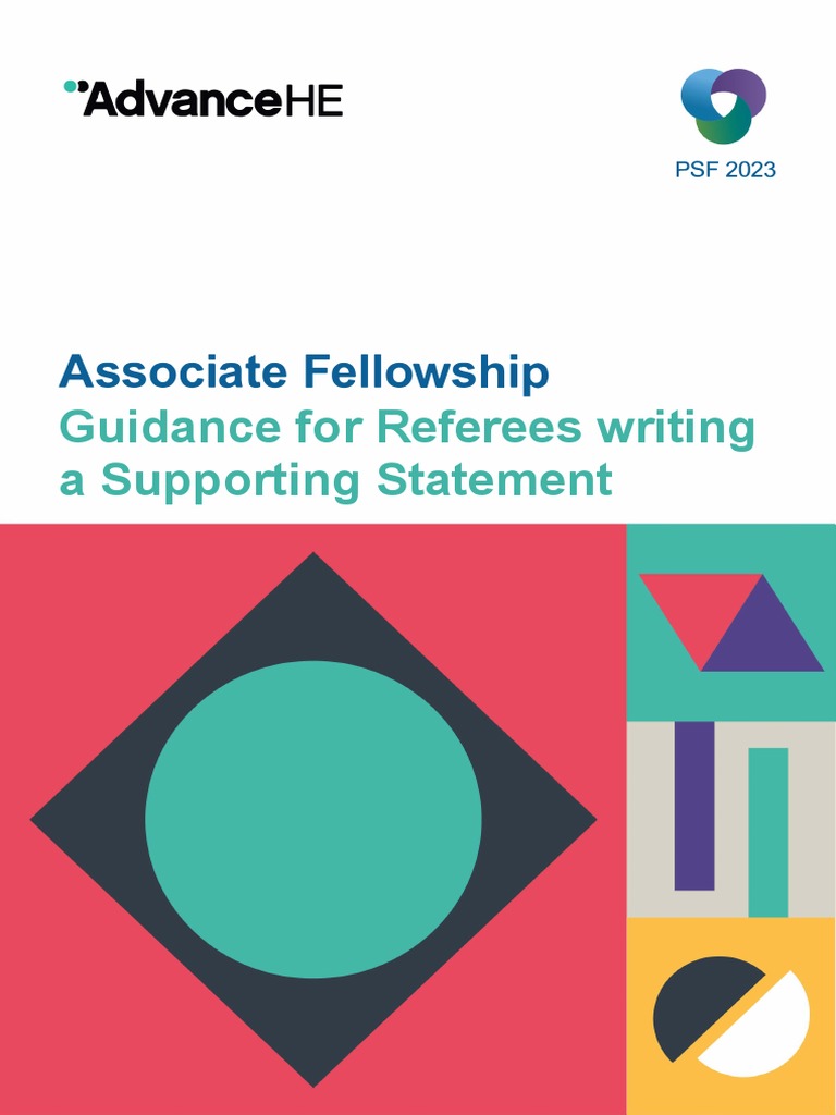 Guidance for Associate Fellowship Referees | PDF | Cognition | Learning