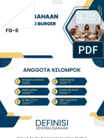 FG-6 - Pekan 8 - PPT Kewirausahaan Plant Based Burger