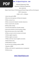 CC7202-Integrated Product Design and Process Development