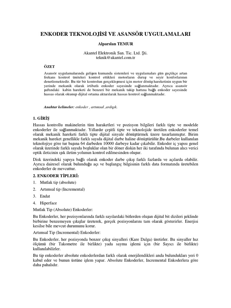 ENCODERS | PDF