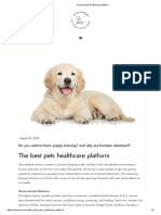 The Best Pets Healthcare Platform