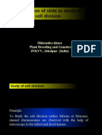 Genetics Study of Cell Division