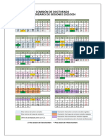 2023 - 2024 - Calendario de Sesiones Comision de Doctorado