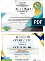 NLC Certificate