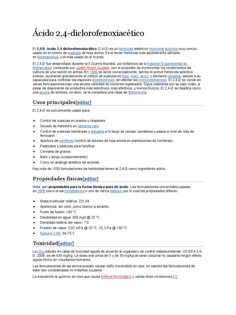Ácido 2,4diclorofenoxiacético PDF