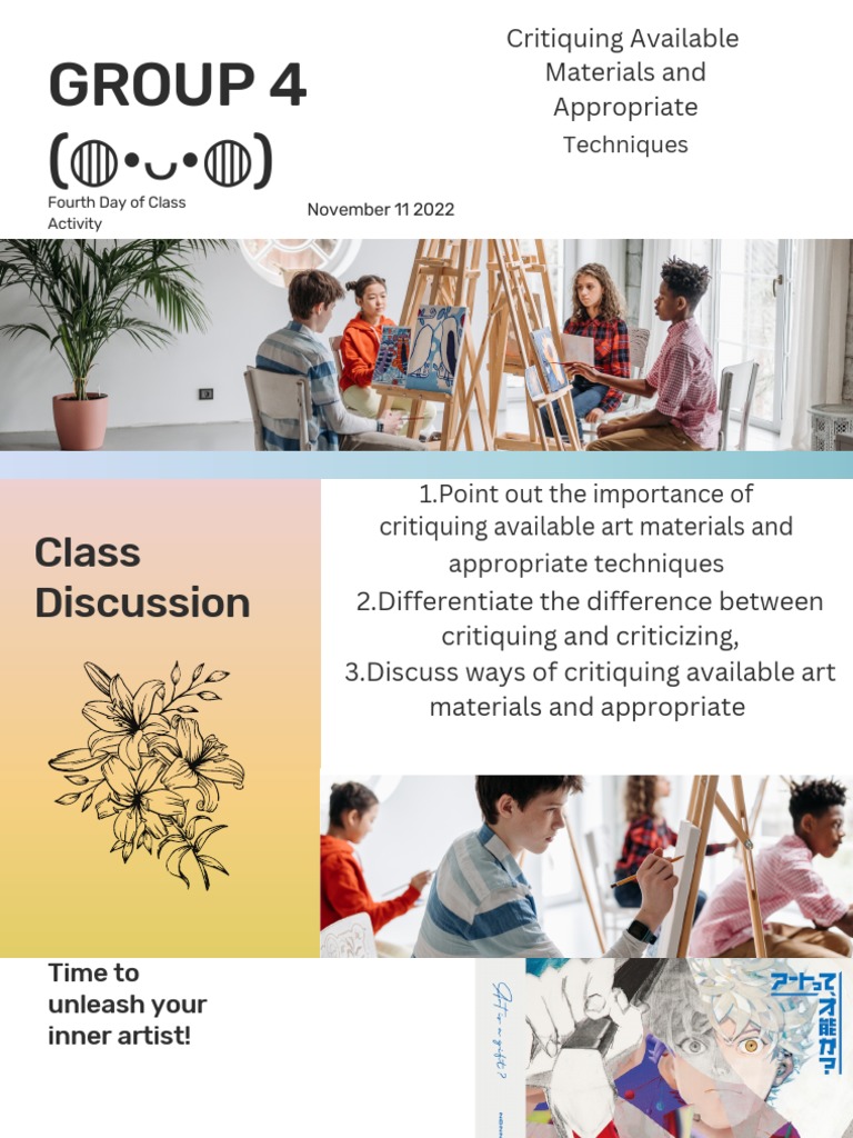 Critiquing Art Materials and Techniques | PDF | Cognitive Science ...