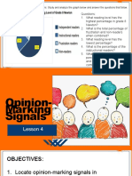 Opinion Marking Signals