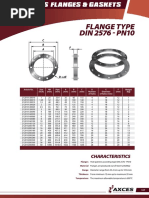 Axces DIN2576 PN10 Flanges