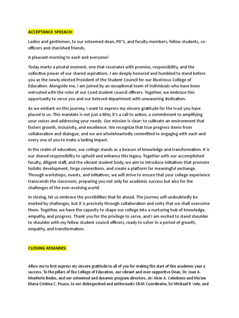 Induction and oath taking ceremony pdf