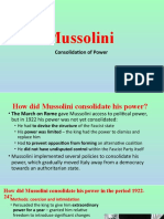 Grudic Italy p1 and Mussolini p2 Part 2 Consolidation of Power