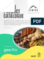 Goorita Spices Product Catalogue