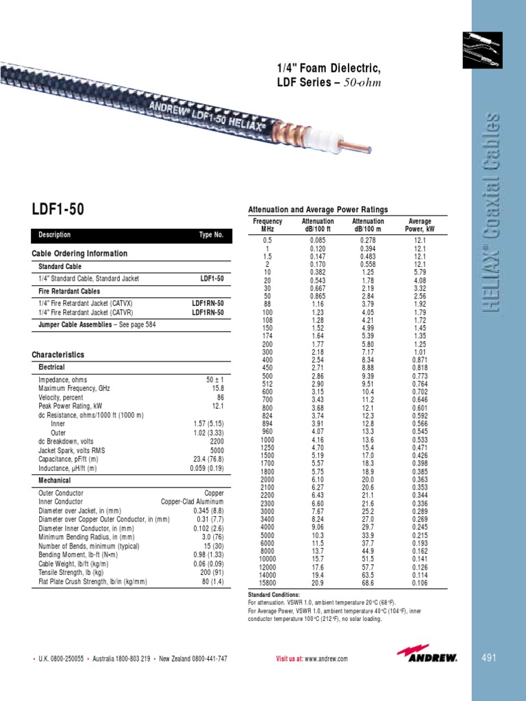 Andrew ldf1 50 download free pdf electrical engineering electricity