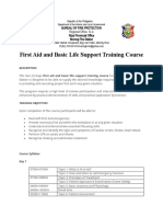 First Aid and Basic Life Support Training Course