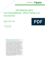 SAI Con Batería de Litio Frente A Plomo