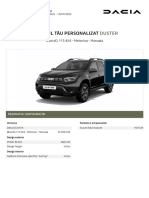 Modelul Tău Personalizat: Duster