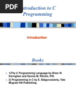 Introduction To C-Unit-1