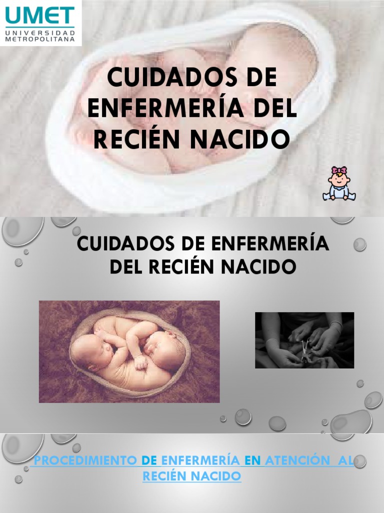 Cuidados De Enfermería Del Recién Nacido Pdf